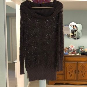 Long sleeve sweater dress